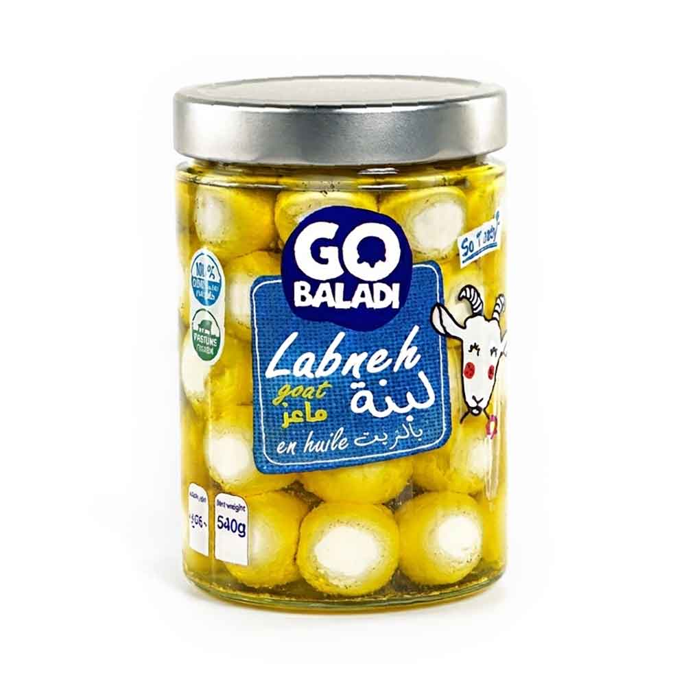 Go Baladi Goat Labneh in Oil 540g