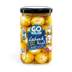 Go Baladi Goat Labneh in Oil with Chili 200g