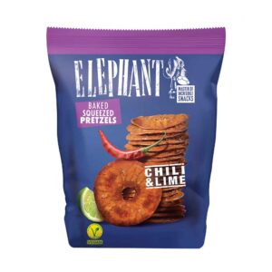 Elephant Flat Pretzels With Chili & Lime 70G