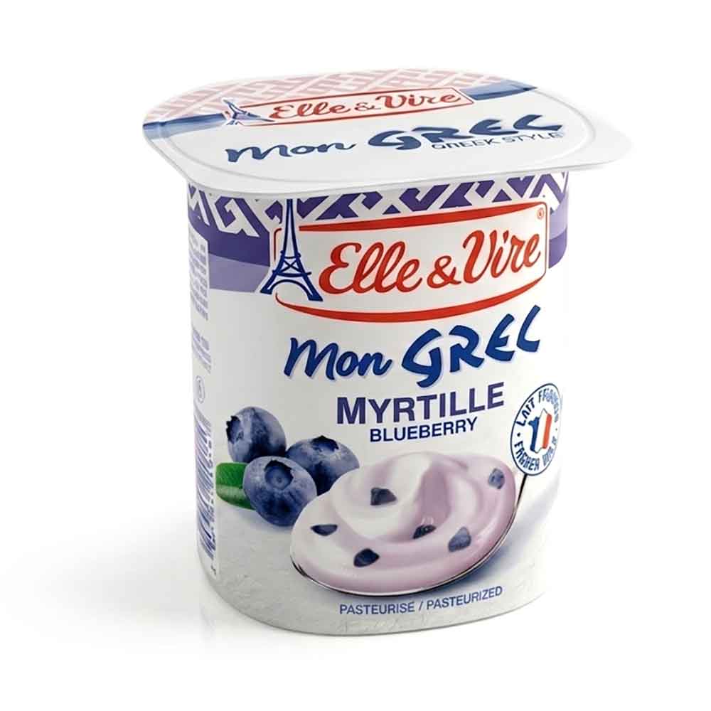 Elle & Vire Greek Yogurt Blueberry 125G