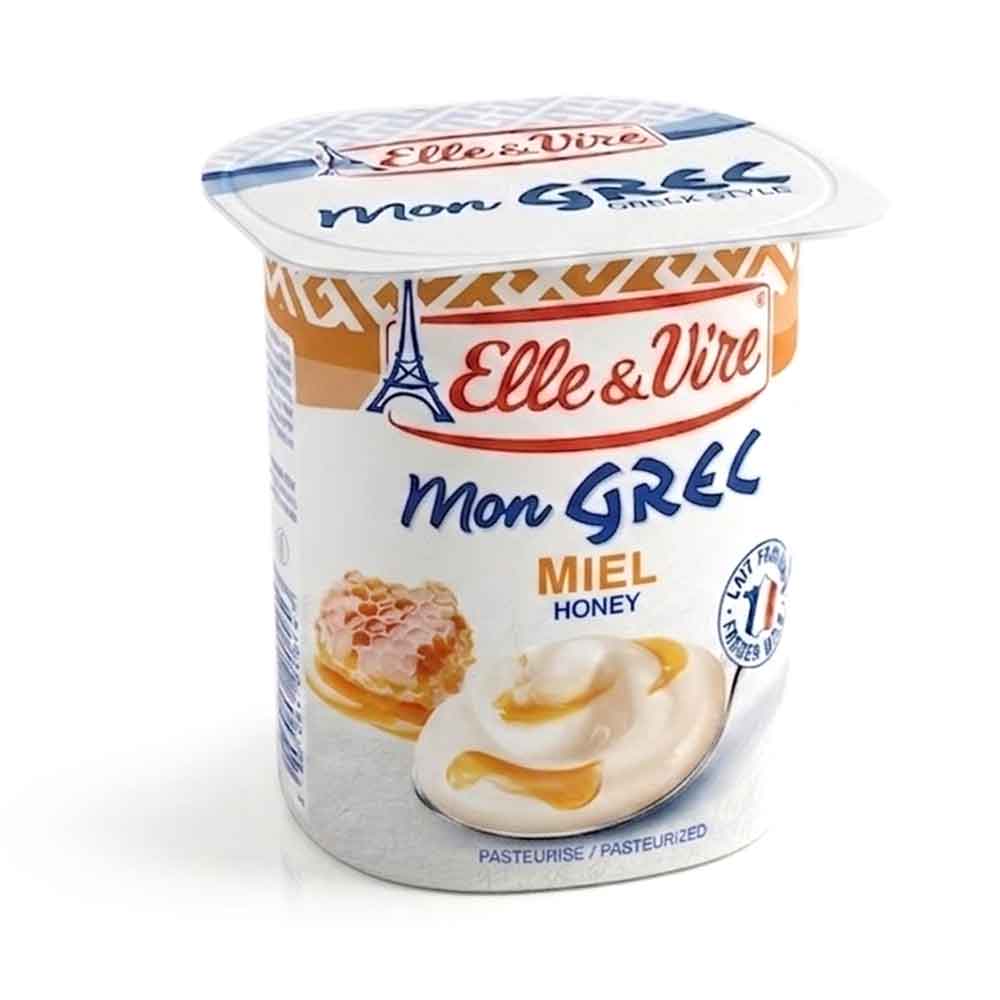 Elle & Vire Greek Yogurt Honey 125G