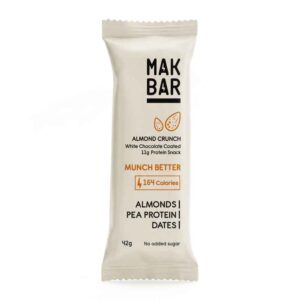 Mak Bar Almond Crunch White Chocolate Protein Snack 42g
