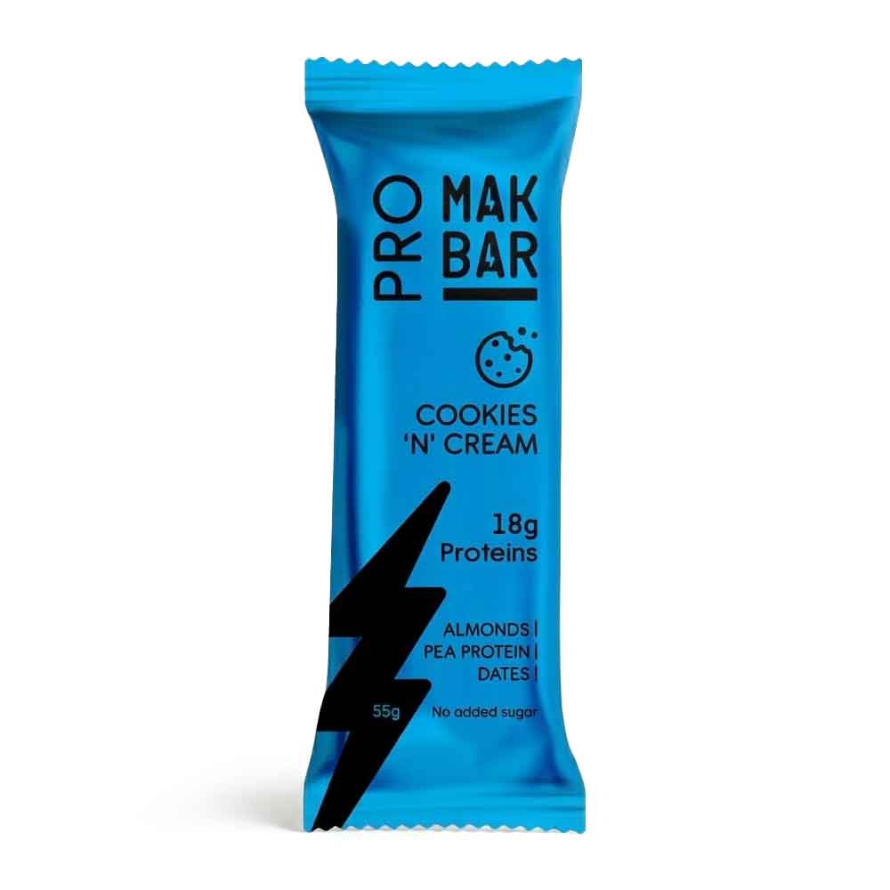 Mak Bar Cookies & Cream Protein Snack 55g