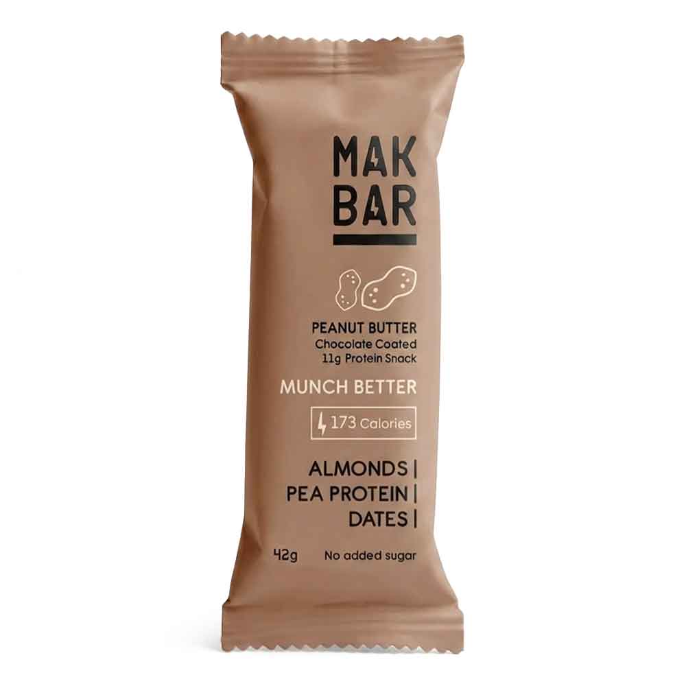 Mak Bar Peanut Butter Chocolate Protein Snack 42g