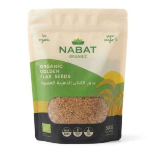 Nabat Organic Flax Seeds Golden 500g