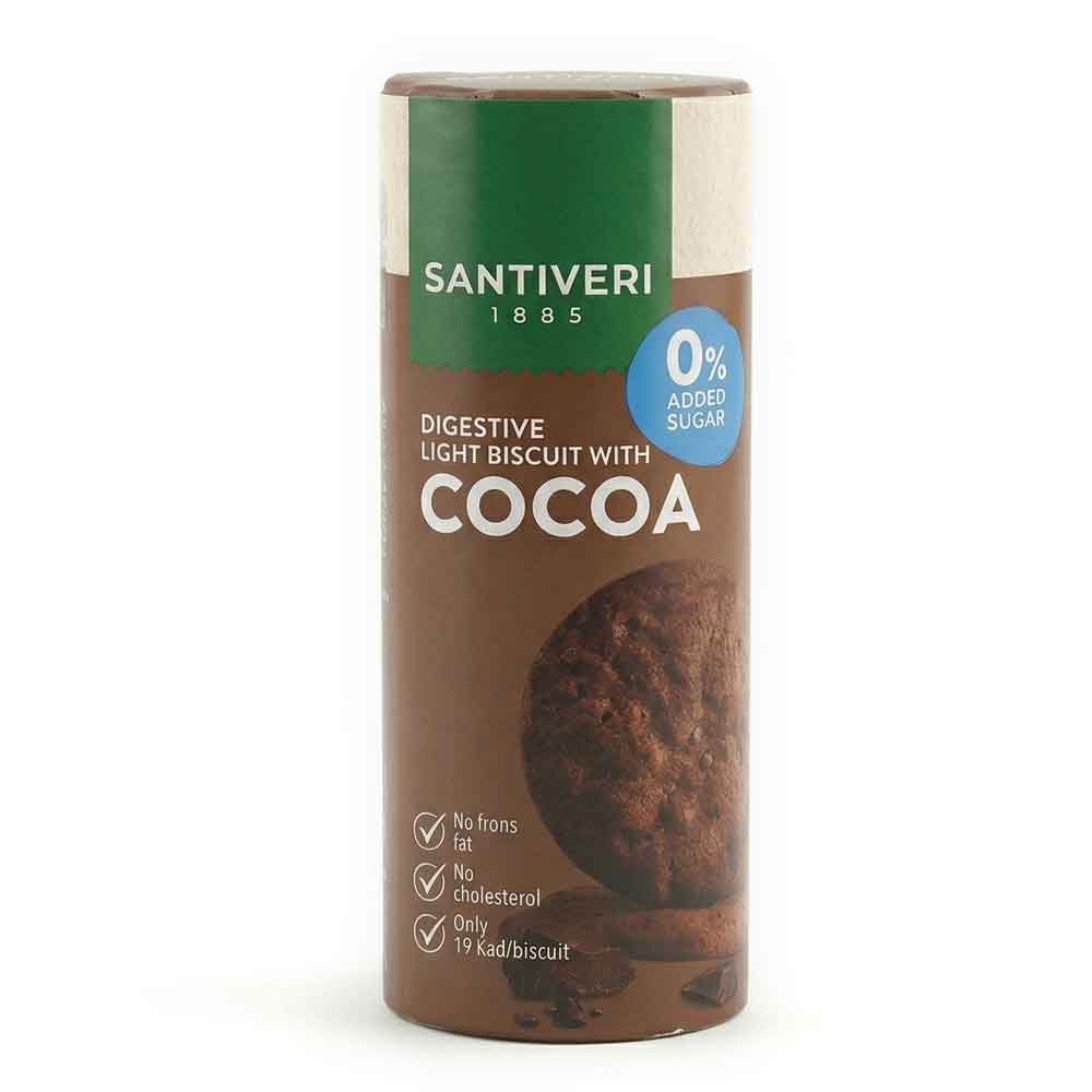 Santiveri Digestive Light Biscuit With Cocoa 200g