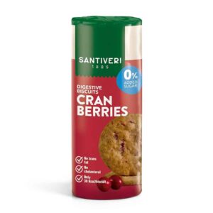 Santiveri Digestive Light Biscuit With Cranberry 190g