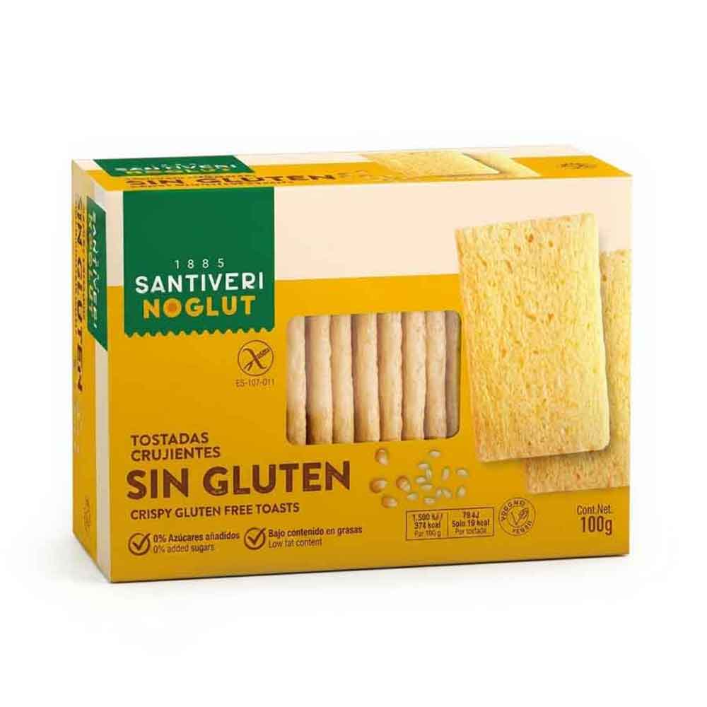 Santiveri Sin Gluten-Free Light Toast 100g