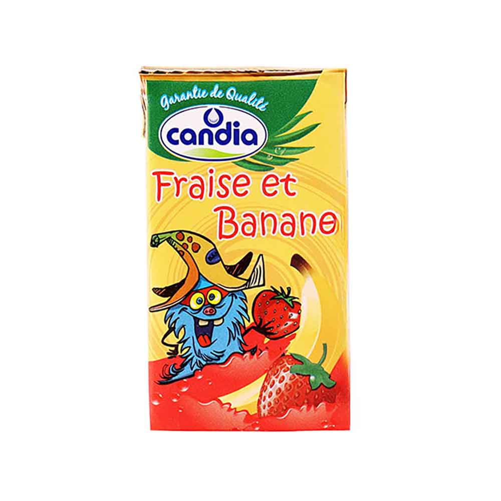 Candia Boisson Fraise & Banane 125ml
