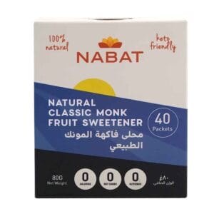 Nabat Classic Monk Fruit Sweetener 40 Packets