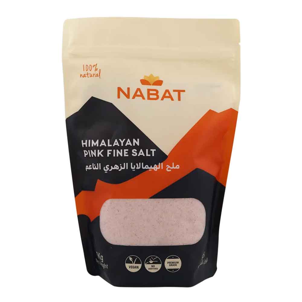 Nabat Himalayan Pink Salt Fine 1Kg