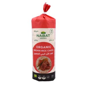Nabat Organic Brown Rice Cakes Salt Free 125g