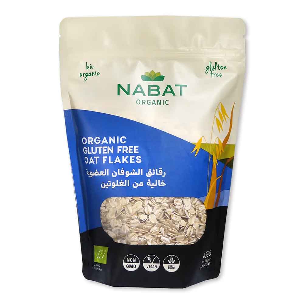 Nabat Organic Gluten Free Oat Flakes 450g