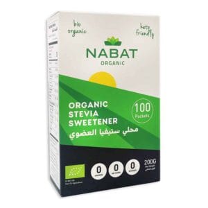 Nabat Organic Stevia 100 Packets 200g