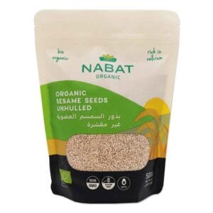 Nabat Organic Unhulled Sesame 500g
